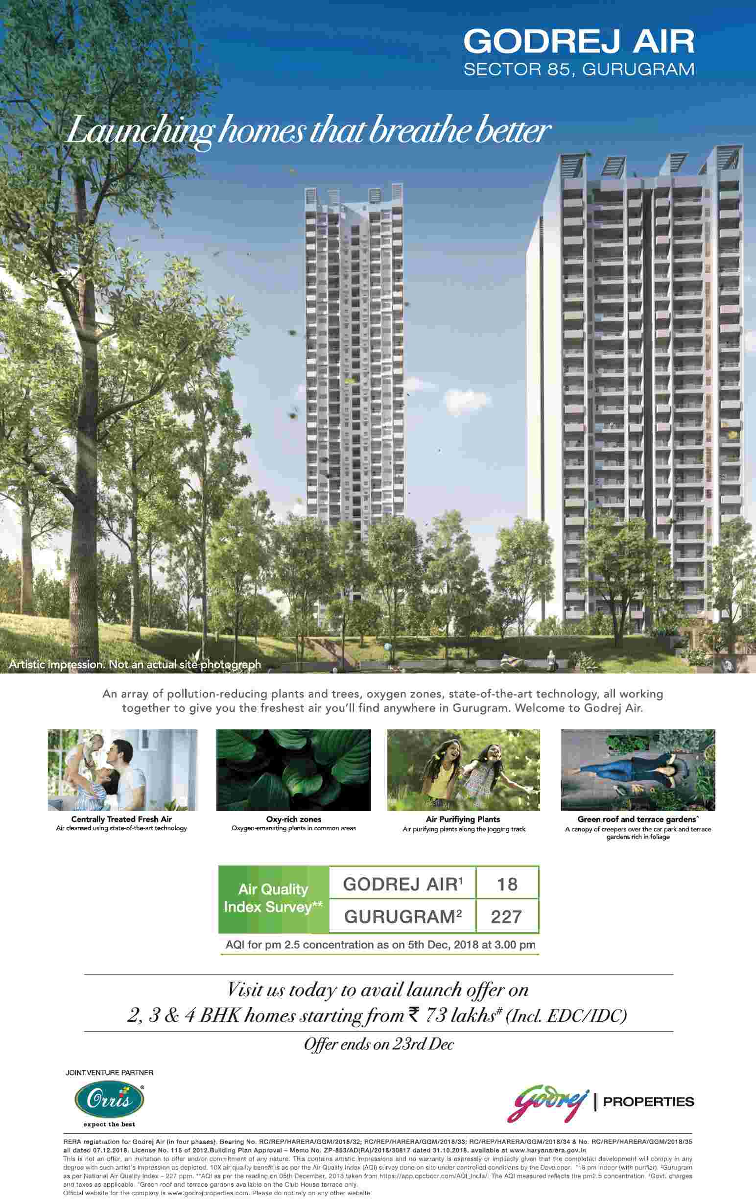 Launching Godrej Air in Sector 85, Gurugram Update